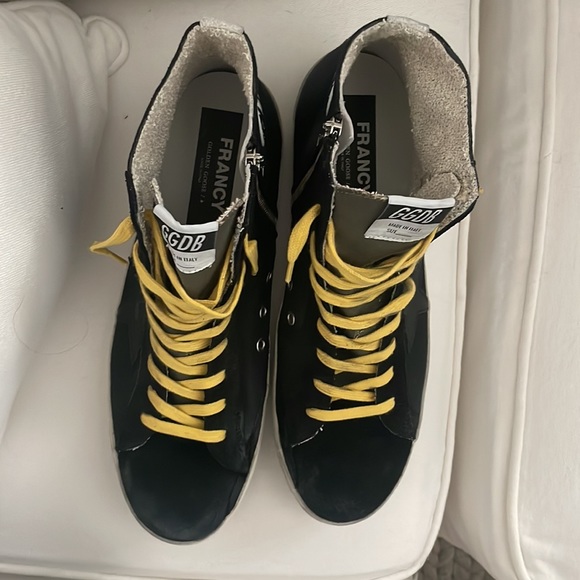 Golden Goose Francy Mens High Top Sneakers - Picture 3 of 16